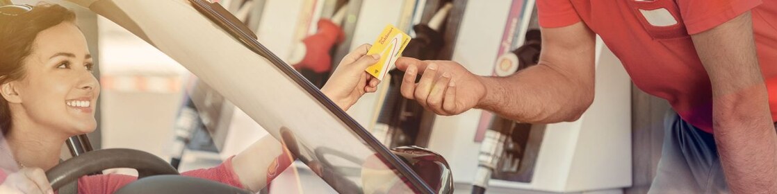 paying at shell station
