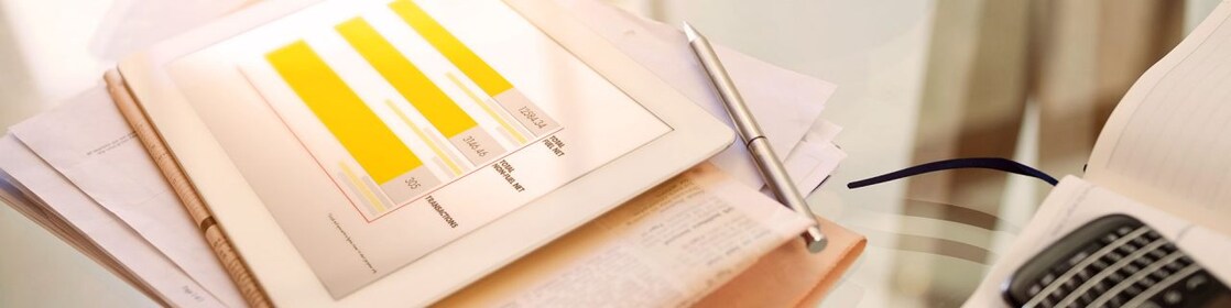 tablet on desk