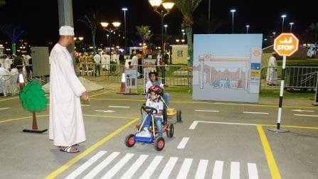 Children's at Shell traffic park