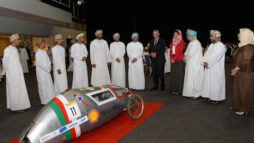 Group phots at shell environmental marathon