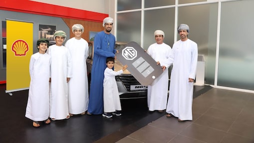 الفائز الأول بسيارة MG5