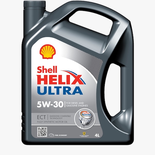 لقطة لعبوة زيت شل Helix Ultra ECT 5W-30