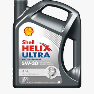 لقطة لعبوة زيت شل Helix Ultra Professional AP-L 5W-30