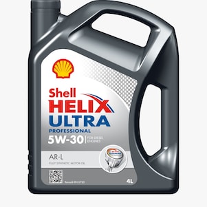لقطة لعبوة زيت شل Helix Ultra