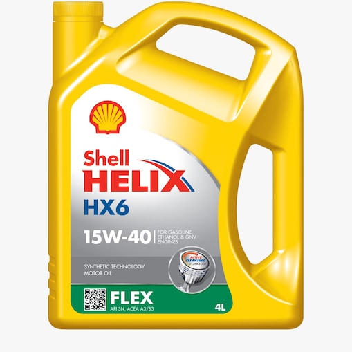 زيت شل Helix HX6 FLEX 15W-40