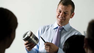 Man presenting