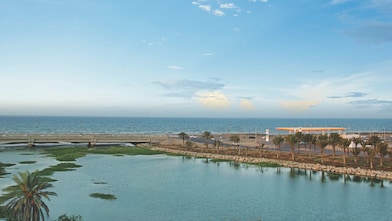 Station by the seaside in Oman