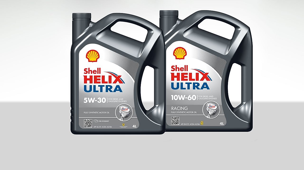 Shell Helix Fully Synthetic Motor Oils range
