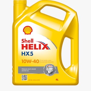 Packshot of Shell Helix HX5 10W-40